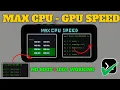 NO ROOT NO PROBLEM Overclock CPU GPU Speed to Get Max PERFORMANCE in Game 2025