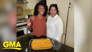 Janai Norman shares the secret to her mom s macaroni and cheese l GMA