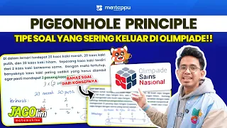 PIGEONHOLE PRINCIPLE‼️ KONSEP PENTING YANG BAKAL KEPAKE DI OSN MATEMATIKA | JAGOlimpiade