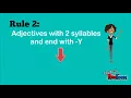 Comparative Superlative Adjectives