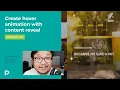 Create a hover animation with content reveal in Webflow Tutorial 2021