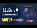 Data-Driven Testing in Selenium Java Read Data from Excel CSV JSON