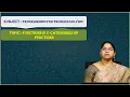 LEC13 Programming for Problem Solving Functions in C-Categories of Functions by Mrs N Vijayasri