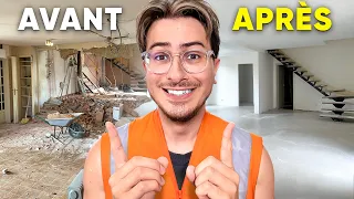APRÈS 2 MOIS DE TRAVAUX, ça donne quoi ? (rénovation totale)