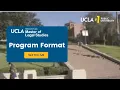 UCLA Law Program Structure Master of Legal Studies