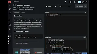 codewars python Grasshopper Summation