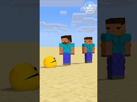 Notch Respawned Ball for Herobrine😱|credit by@oreETV|#minecraft #shorts