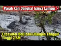 Hilir Kali Dangkal Isinya Lumpur‼️ Excavator Berjibaku Bangun Tanggul Tunggi 2.5M #dedimulyadi #kdm