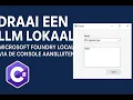 Download Lagu [NL] Draai een LLM lokaal! Microsoft Foundry Local via de console aansluiten.