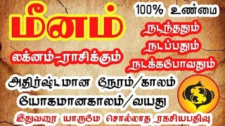 மீனம் ராசிக்காரர்களுக்கு வாழ்க்கையில் இதுவெல்லாம் 100% நடந்தேதீரும்