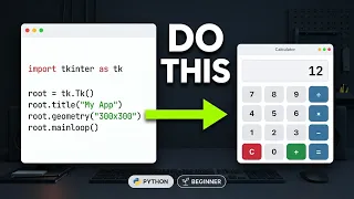 Python Project GUI Calculator Build Your First App with tkinter Beginner Tutorial 2026