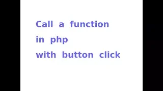 call a function in php