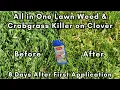 8 days after using Bioadvanced Lawn Weed Crabgrass Killer vs Spectricide