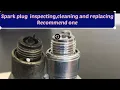 Spark plug inspection cleaning and replacing Toro recycler Briggs and Stratton spark plug