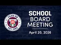 2026-04-20 Tyler ISD School Board Meeting