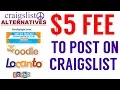 CRAIGSLIST FREE ALTERNATIVES now charge 5 Fee BackPage Oodle PennySaver Locanto geebo