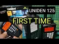 UNIDEN UNC125XLT UNBOX FIRST TIME SET UP