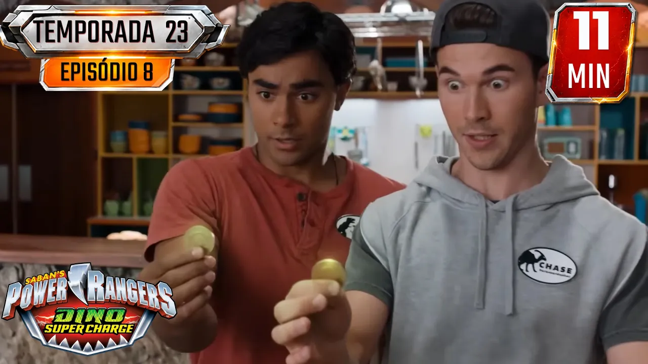 Power Rangers para Crianças | Dino Super Charge | Rico e maltrapilho| Ep.08