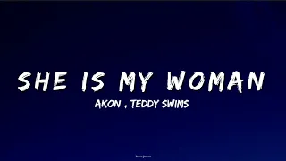 teddy swims u0026 akon she is my woman lyrics official music video