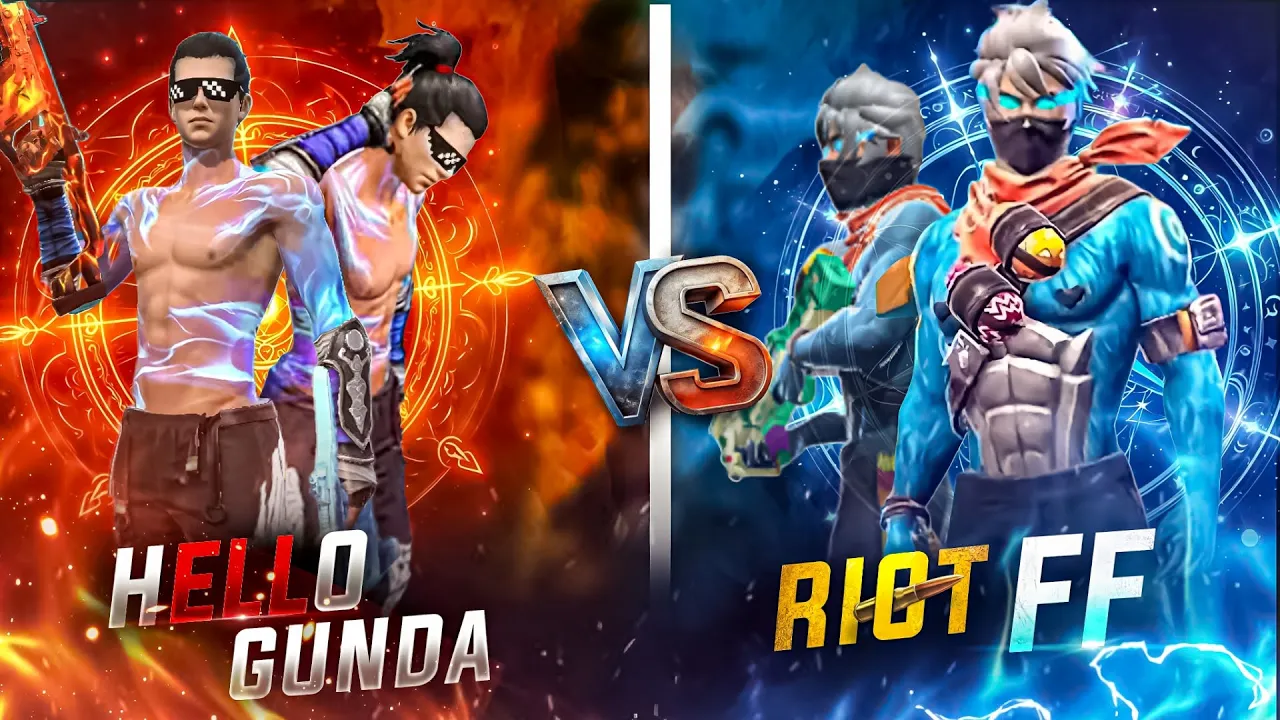 RIOT FF VS HELLO GUNDA 😤 Aukaat Ki Baat ?