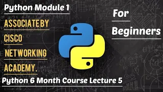 Python Programming Lecture 5 Python Short Course PCAP Essentials Of Python By Cisco Network Academy