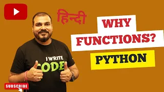 Tutorial 15 - Importance Of Functions Python In Hindi Krish Naik