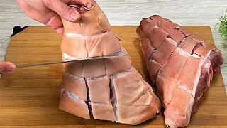 Nur wenige Leute kochen Schweinshaxen so! Köstliches Abendessen mit den einfachsten Zutaten!