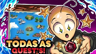 COMO PEGAR 3 ESTRELAS EM TODAS AS QUESTS DO SEA 1 NO BLOX FRUITS