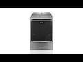 Maytag 9 2-cu ft Electric Dryer Chrome Shadow