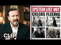 Ricky Gervais RIGHT AGAIN The List Of Actors FLEEING Before The Epstein List Release