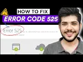 Cloudflare Error 525 FIX SSL Handshake Failed 100 Working Step by Step 2025