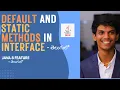 Default and Static Methods in Java 8 Explained in Telugu