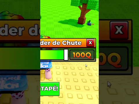 0 VS 100Q PODER CHUTE!  #roblox