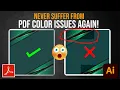 Fixing Color Issues in PDFs like a Pro Adobe Illustrator Hacks
