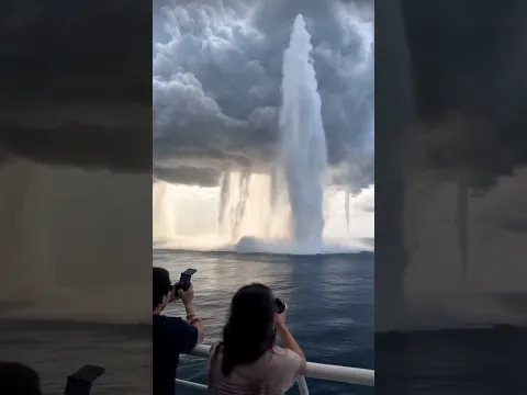 Sky Opened Over the Ocean