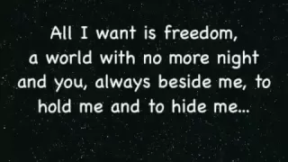 all i ask of you lyrics phantom of the opera