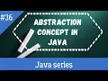 Abstraction Concept In Java Java Programming Core Java