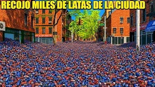 RECOJO MONTAÑAS DE LATAS POR DINERO