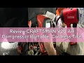 Review CRAFTSMAN V20 Air Compressor Portable Cordless Tire Inflator Up To 150 PSI Tire Pump with