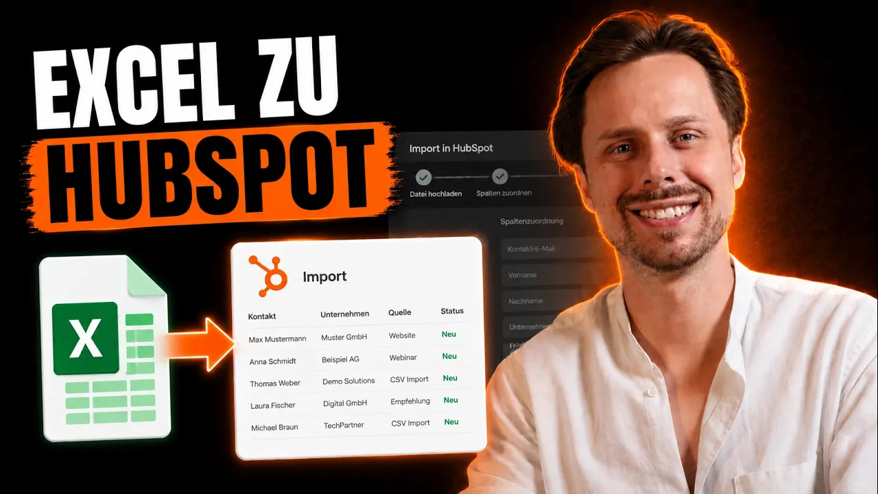 HubSpot Import aus Excel: So bereitest du deine Daten vor