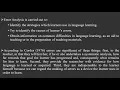 Applied Linguistics - Lesson 13