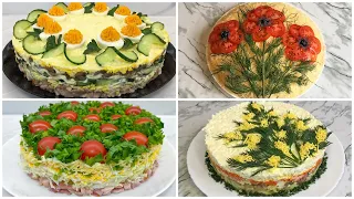 4 Салата на Пасху / Салаты на Праздничный Стол / Рецепты на Пасху / 4 Easter Salads