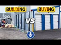 Buying vs Building Storage Units Pros and Cons Costs Timeline