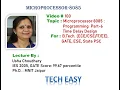 100 Microprocessor 8085 Programming Part-6 Time Delay Design