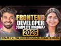 How to Learn Frontend Crack 50 60 LPA Job in 2025 Roadmap with FREE Resources Salaries Project