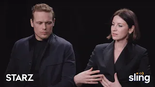 Caitriona Balfe and Sam Heughan Talk Sex Scenes on Outlander - Sling TV Exclusive Interview