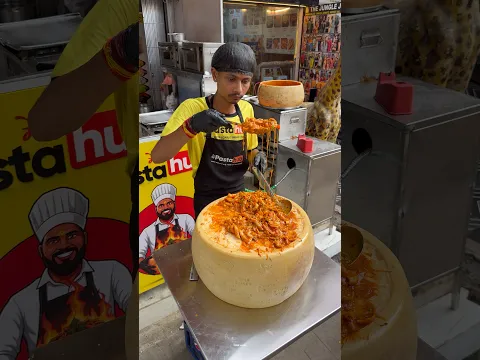 Mumbai Biggest Cheese Wheel Red Sauce Pasta | #shorts #shortvideo #youtubeshorts