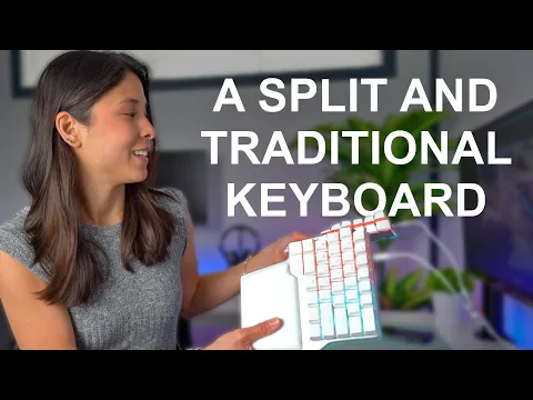 Download MP3 A split keyboard and traditional keyboard in ONE!