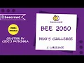 Beecrowd Problem 2060 - Bino s Challenge solution C language