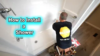 How to Install a Shower Fiberglass Unit